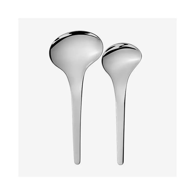 Georg Jensen | Bloom Serving Spoon Set of 2 - Silver