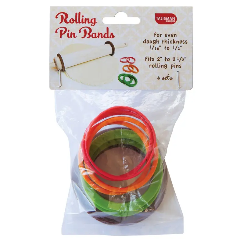 Talisman Design Rolling Pin Rings (Set of 4)