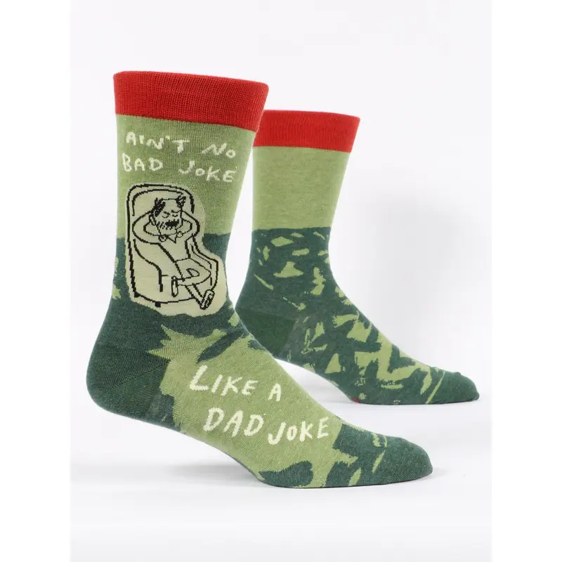 Blue Q Men's Crew Socks - Dad Joke