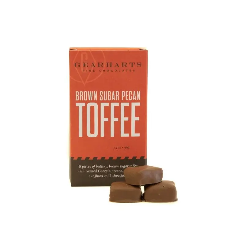 Gearharts Fine Chocolates Brown Sugar Pecan Toffee