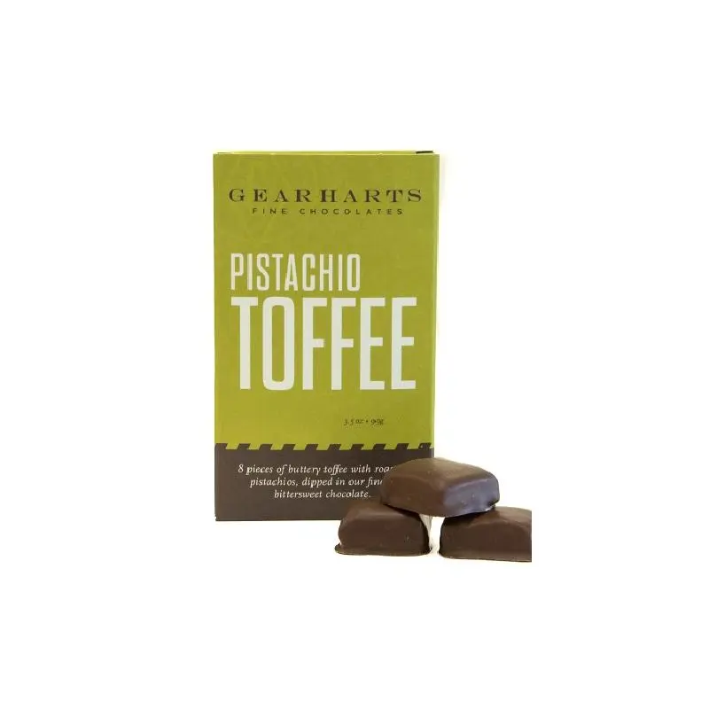 Gearharts Fine Chocolates Pistachio Toffee