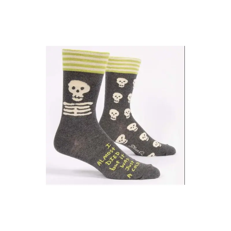 Blue Q Men's Crew Socks - Just A Cold