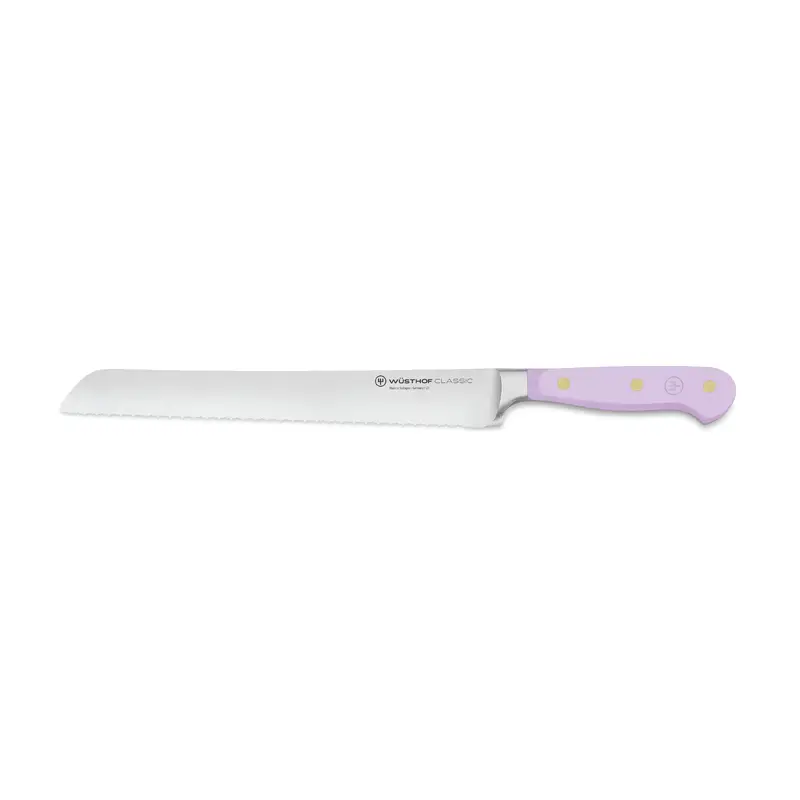 Wusthof 9" Classic Double Serrated Bread Knife- Purple Yam