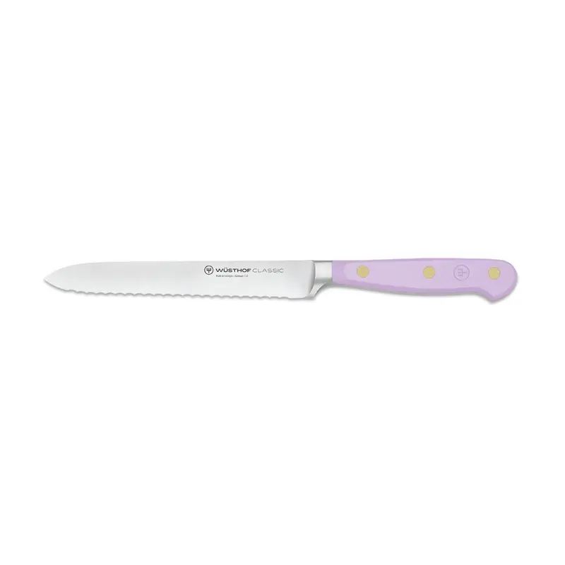 Wusthof 5" Classic Serrated Knife- Purple Yam