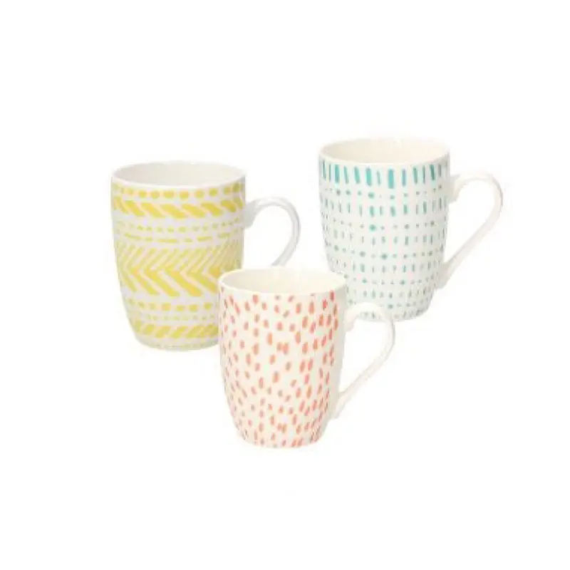 Iris Agua Mug 350cc set 3pcs