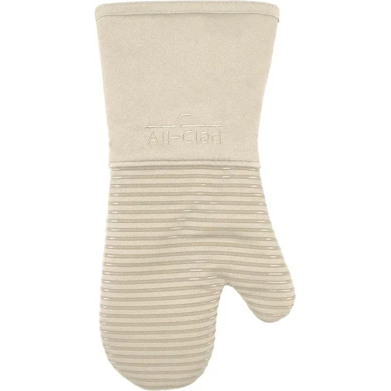 All-Clad - Silicone Treated Oven Mitt - Almond