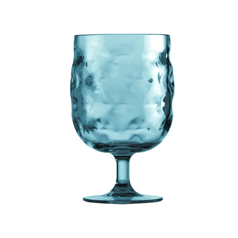 Wine Glass Moon  Turquoise, 6pcs
