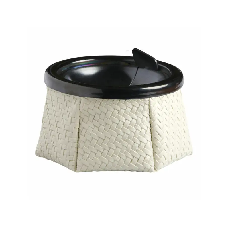 Ashtray Rattan  White
