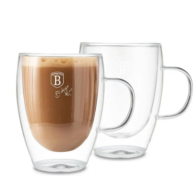 2 pcs glass cup set
