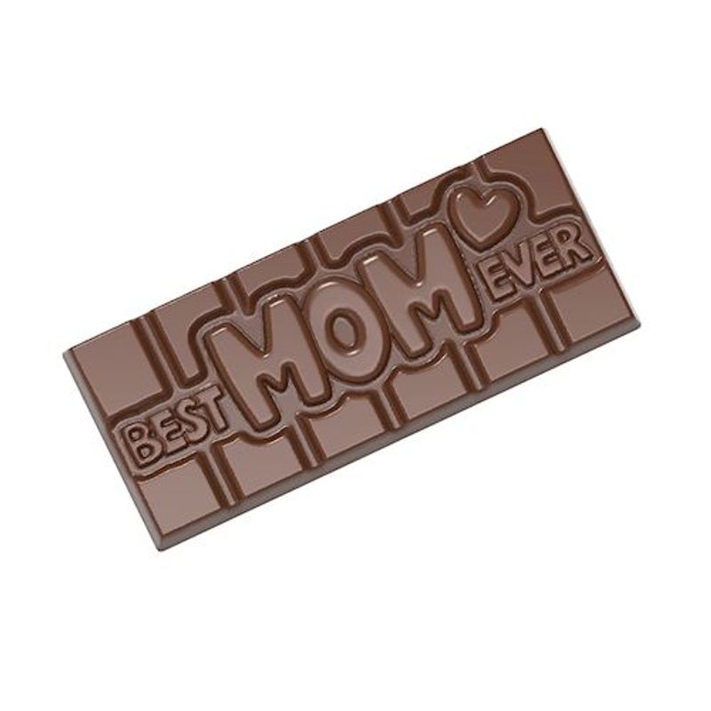"BEST MOM EVER" CHOC TABLET MOULD 4CAV CW12016 (#106101)