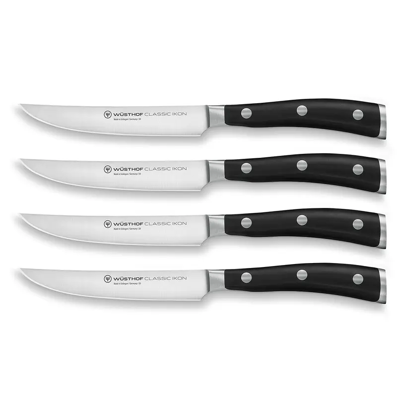 Wusthof Classic Ikon Forged 4 piece Steak Knife Set