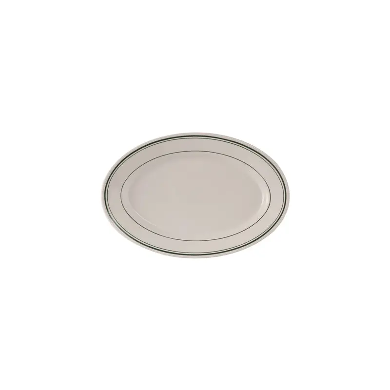 TGB-026 Tuxton 8-1/4" x 5-3/4" Platter - Dozen