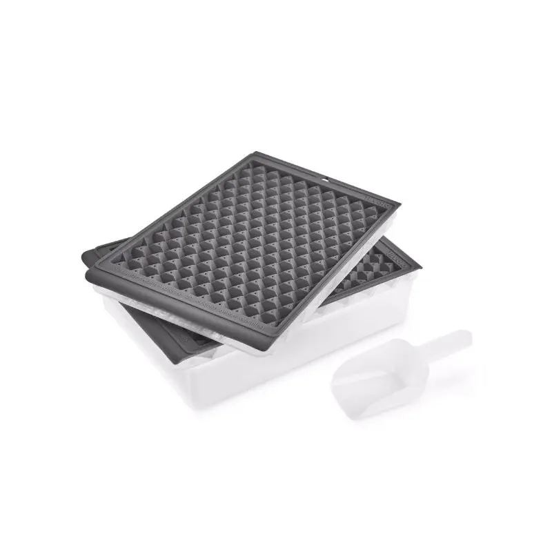 Tovolo Mini Ice Twist & Release Trays with Storage Bin and Ice Scoop