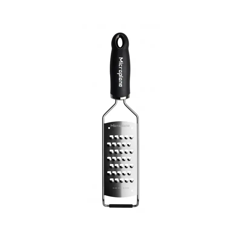 Microplane Gourmet Series Extra Coarse Grater with Black Handle