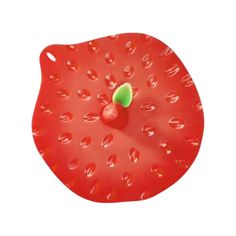 Charles Viancin Strawberry Lid 9"