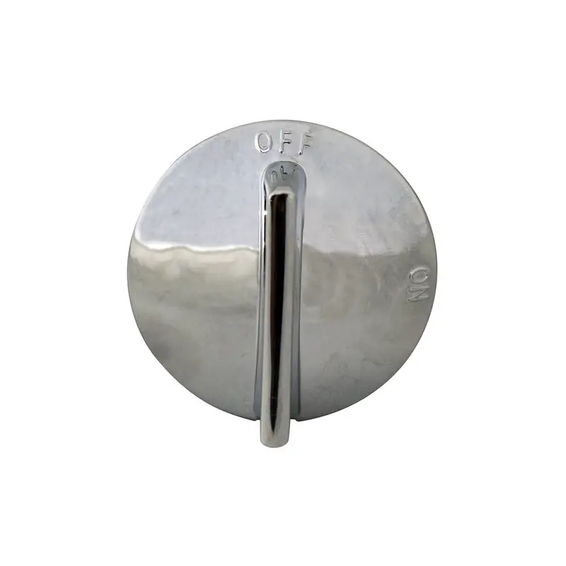 221464 AllPoints Foodservice Parts & Supplies  Valve Knob, Round, Chrome-Ea