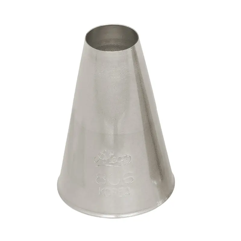 806 Ateco Tip Pastry Plain Ss #806