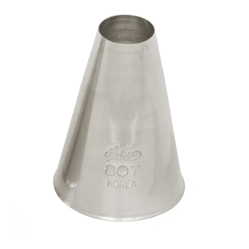 807 Ateco Tip Pastry Plain Ss #807