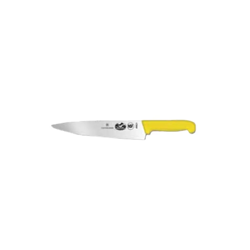 5.2008.25  Victorinox 10" Chef's Knife w/ Yellow Fibrox Handle