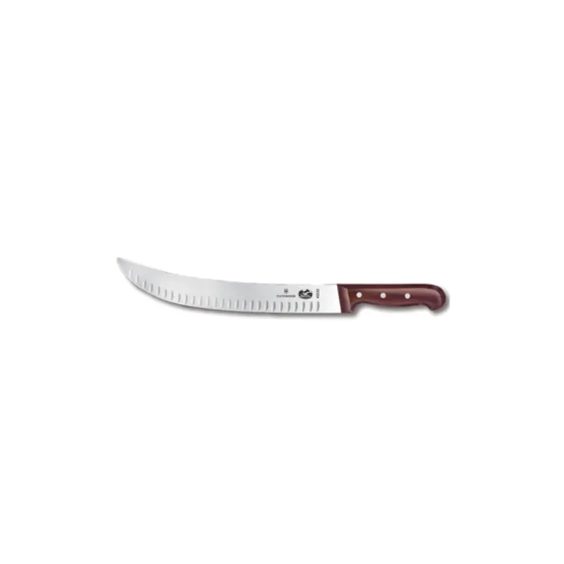 5.7320.31  Victorinox12" Curved Granton Edge Cimeter Knife w/ Rosewood Handle