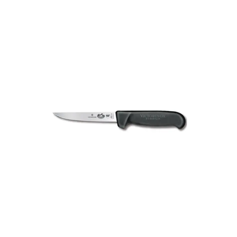 5.6103.12  Victorinox 5" Wide Stiff Boning Knife w/ Black Fibrox Handle
