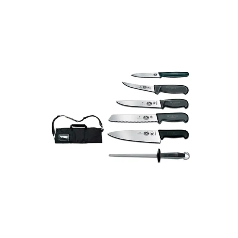 7.4012-X10  Victorinox 7-Piece Fibrox Handle Culinary Knife Set