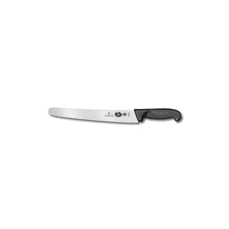 5.2933.26-X10  Victorinox 10-1/4" Curved Serrated Bread Knife w/ Black Fibrox Handle