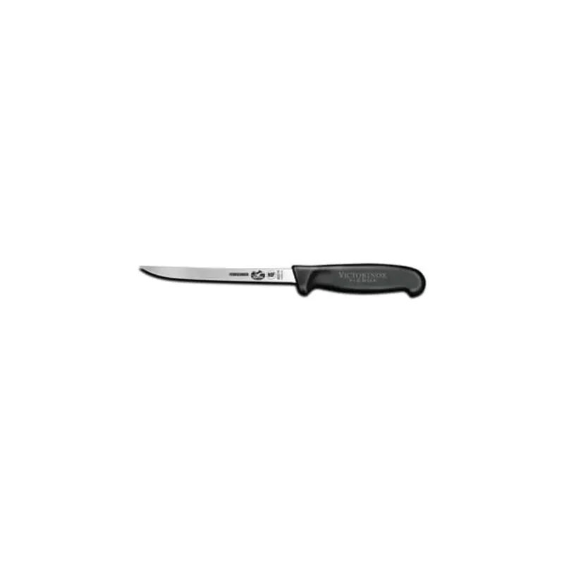 5.6203.15-X1  Victorinox 6" Semi-Flexible Straight Boning Knife w/ Black Fibrox Handle