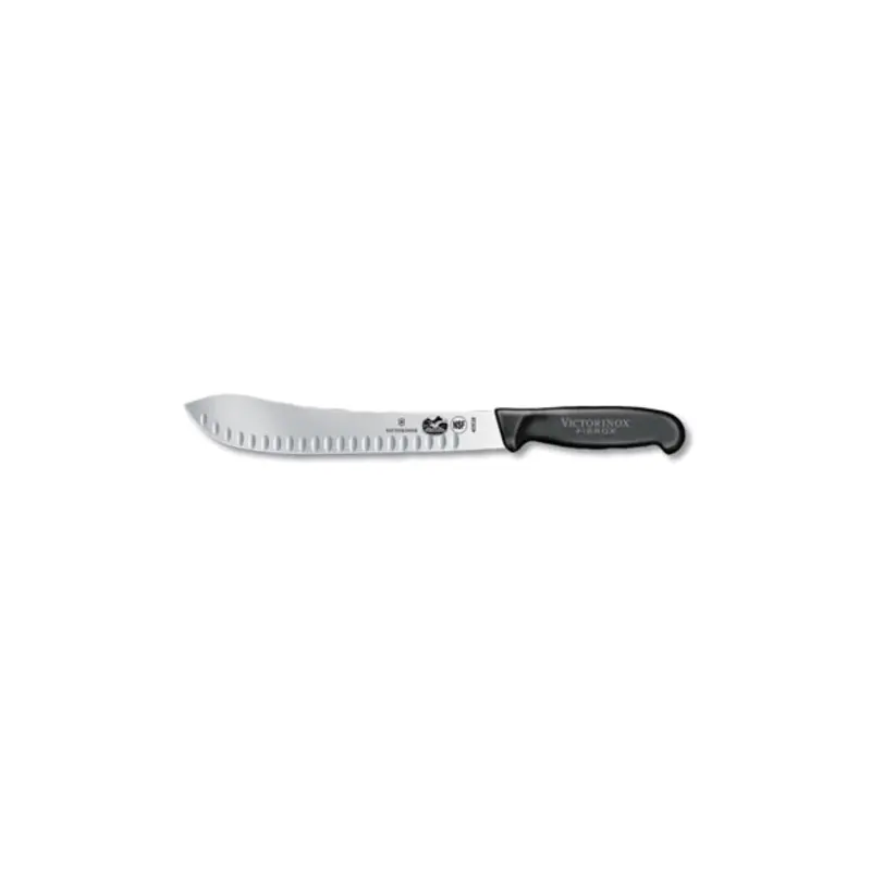 5.7423.25-X3  Victorinox 10" Granton Edge Butcher Knife w/ Black Fibrox Handle
