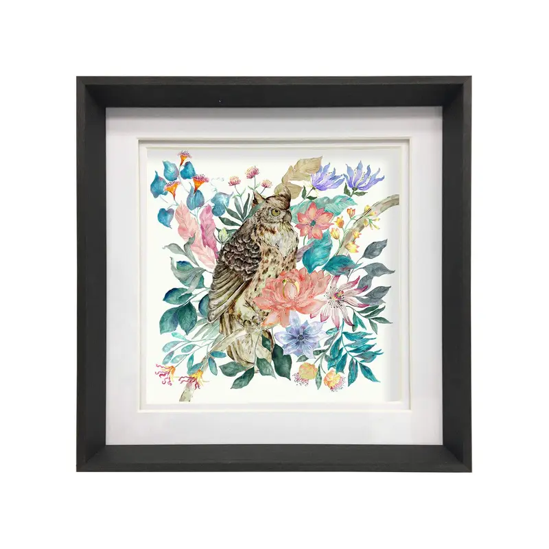 Halcyon Storm Ebony Framed Print