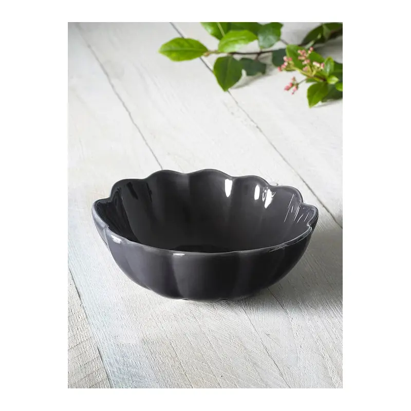 Grey Scallop Nibble Bowl