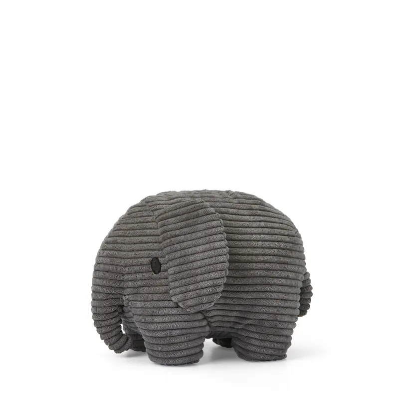 Grey Corduroy Elephant
