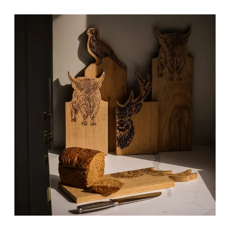 Framed Oak Serving Board | Medium Stag