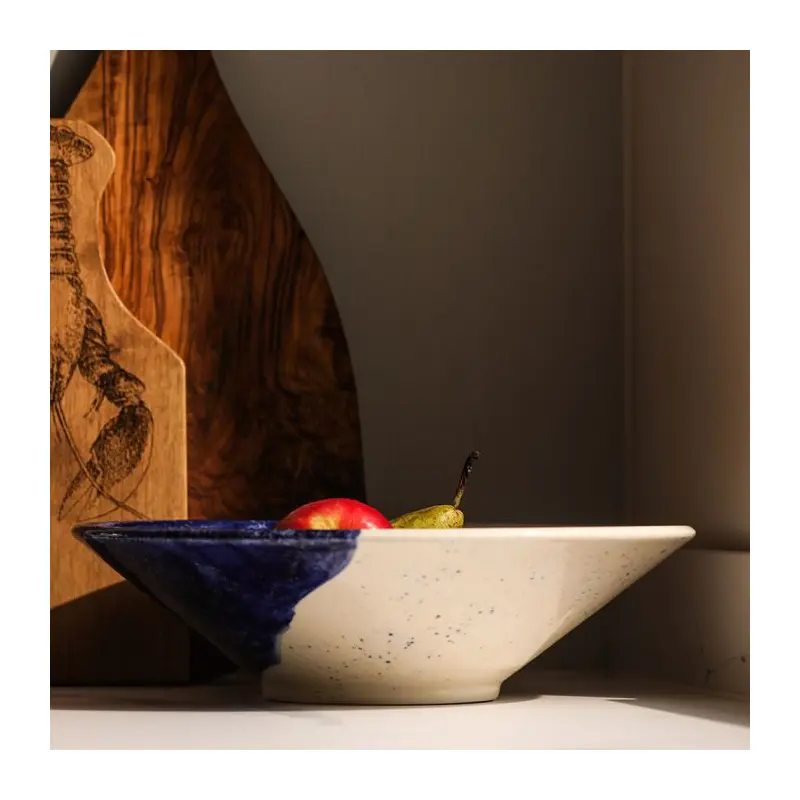 ceramic Serving Bowl | Large Wave