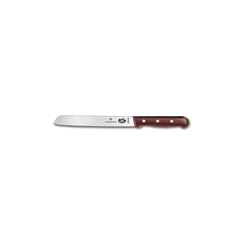 7.6058.9  Victorinox 7" Serrated Edge Slant Tip Bread Knife w/ Rosewood Handle