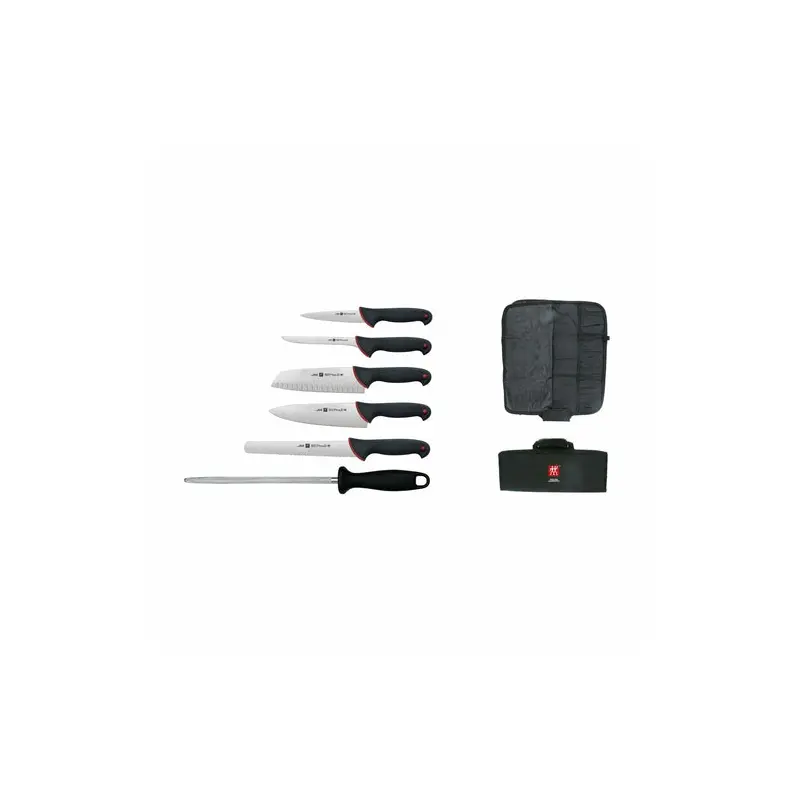 33122-000 Zwilling Kolor Id  7Pc Knife Set W/ 8 Pocket Bag