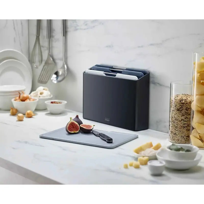 Folio Grey 4-piece Chopping Board Set