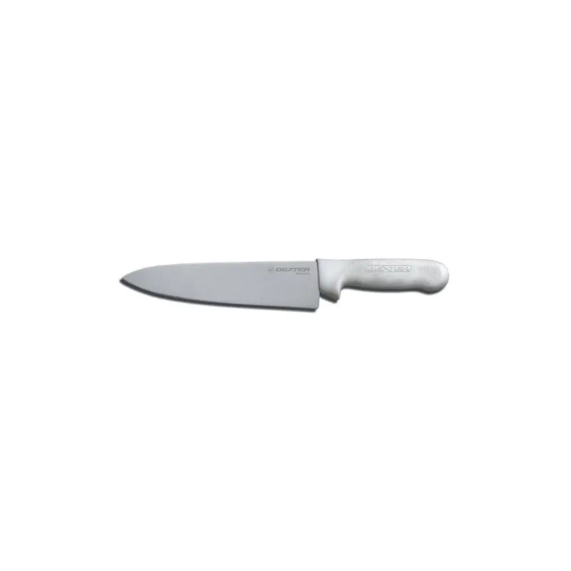 S145-8PCP Dexter Sani-Safe Chef's/Cook Knife  8" Polypropylene White Handle