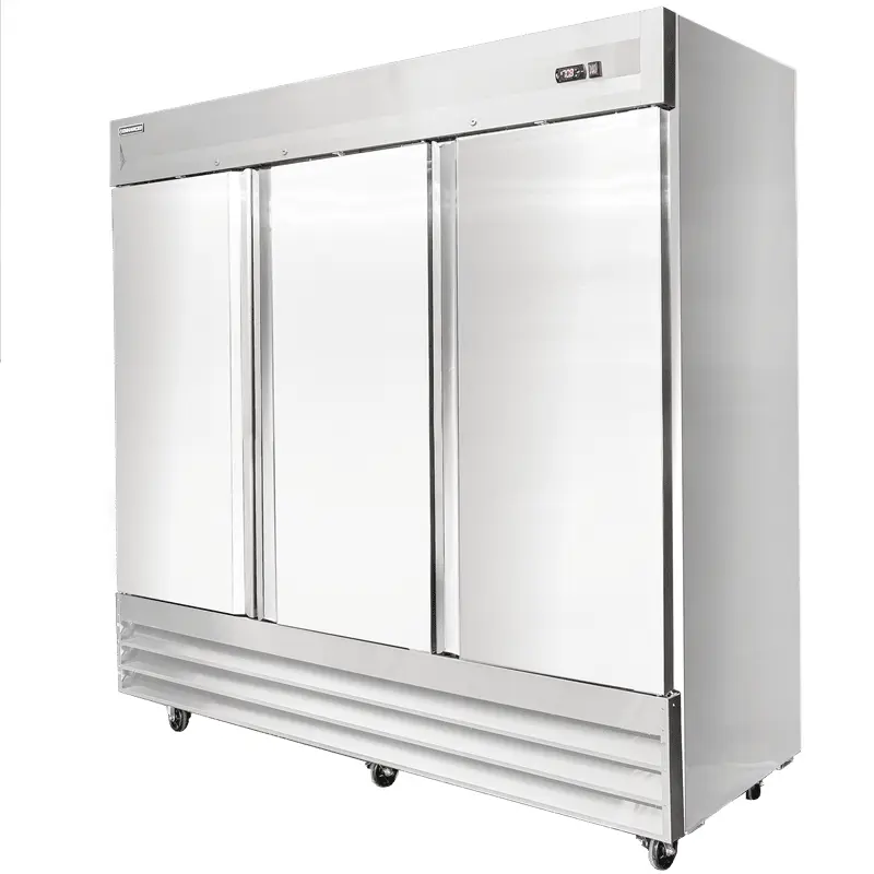 ERS-72F-HC Enhanced Reach-In Freezer, Solid 3 Doors