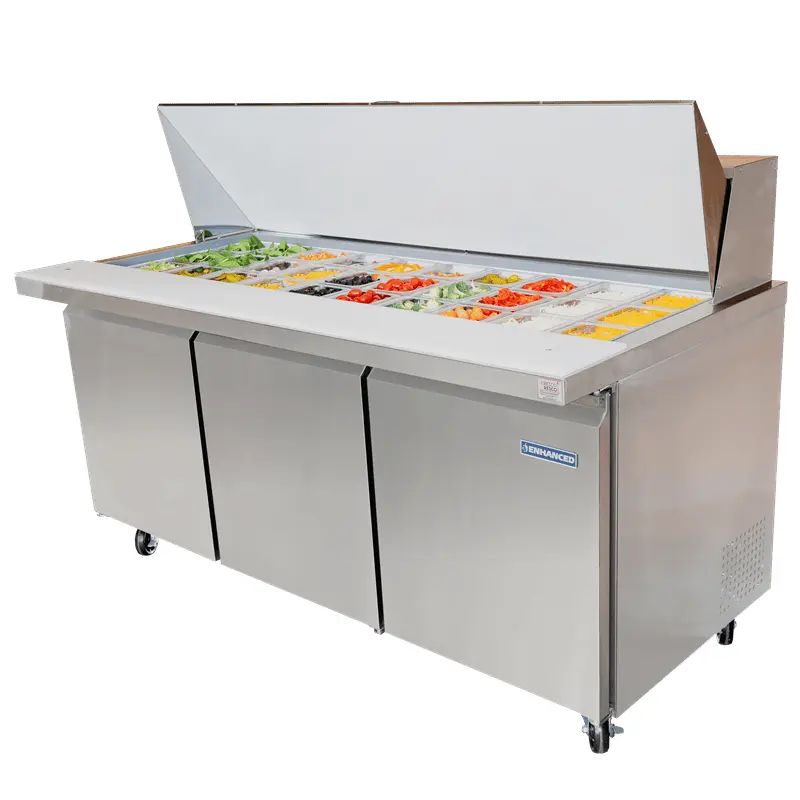 ESP-72-HC Enhanced 72" Refrigerated Sandwich/Salad Prep Unit