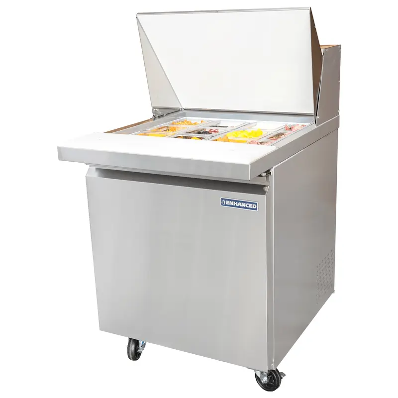 ESPM-27-12-HC Enhanced 27" Refrigerated Sandwich/Salad Prep Unit, Mega Top