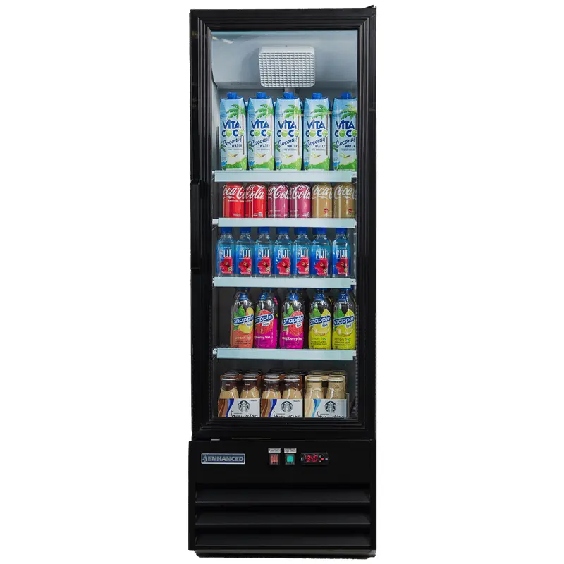 EGDM-9R-HC Enhanced Merchandiser Refrigerator 1-Glass door