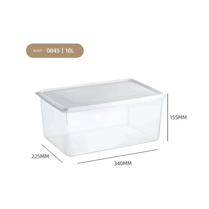 Clear Hermetic Food Preservation Box 10 lt
