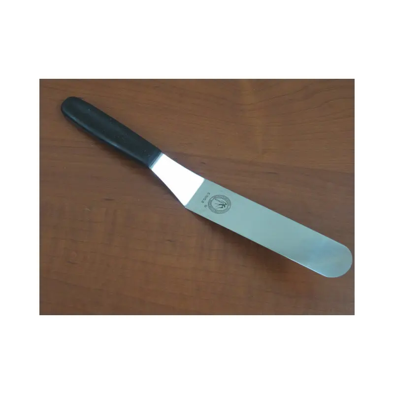 Angled Spatula with Black Handle 20.3cm