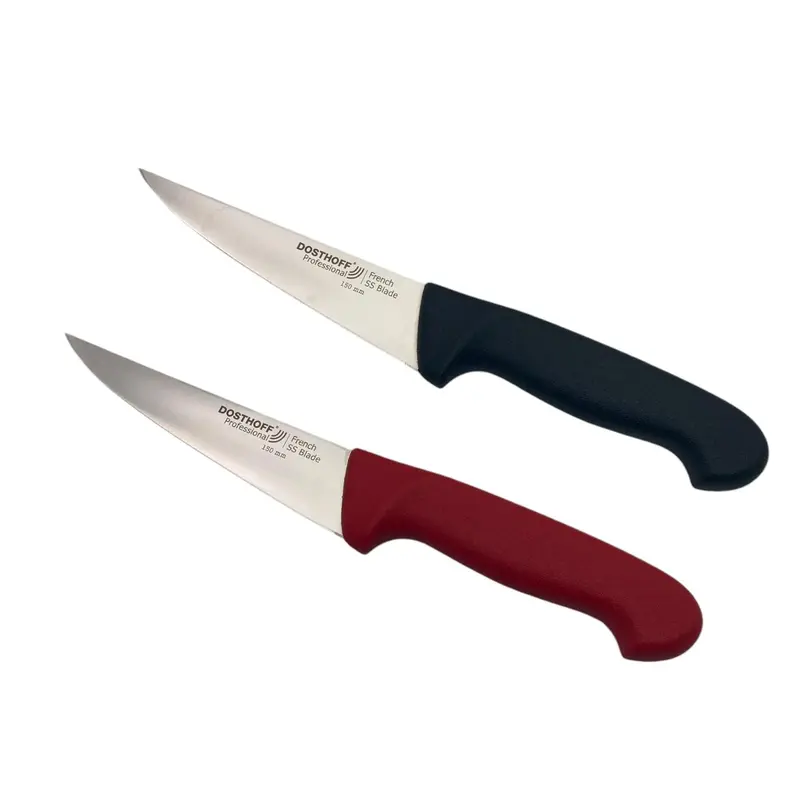Pointed Butcher Knife 15 cm w Ergonomic Slip Free Handle
