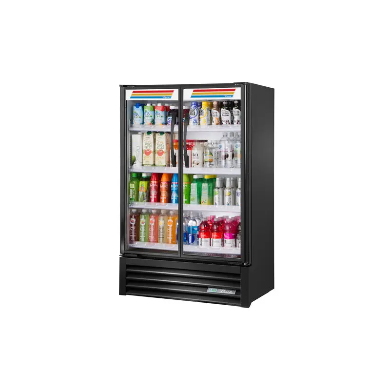 Tvm-36Sl-Hc-Vm01 True Slim Line Visual Refrigerated Merchandiser, Two-Section