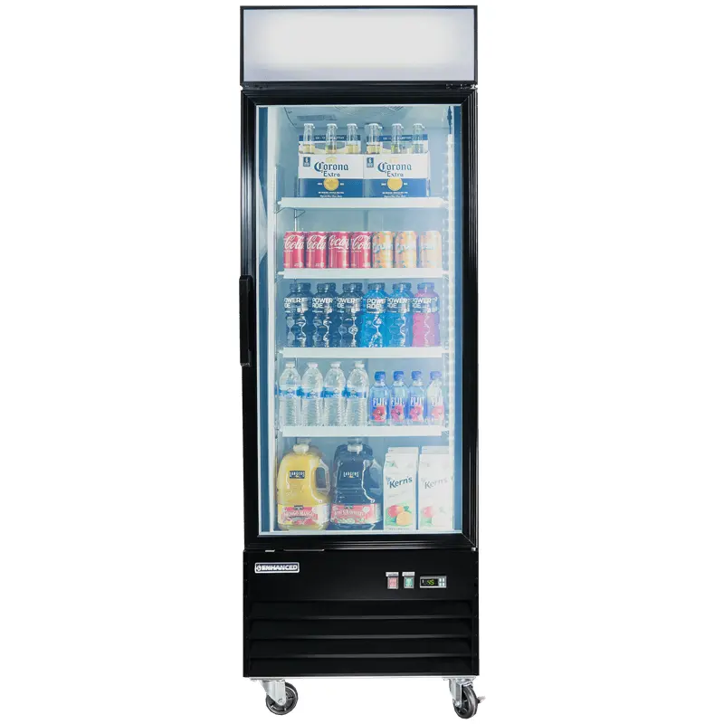 EGDM-19F-HC Enhanced Merchandiser Freezer, 1 Glass Door