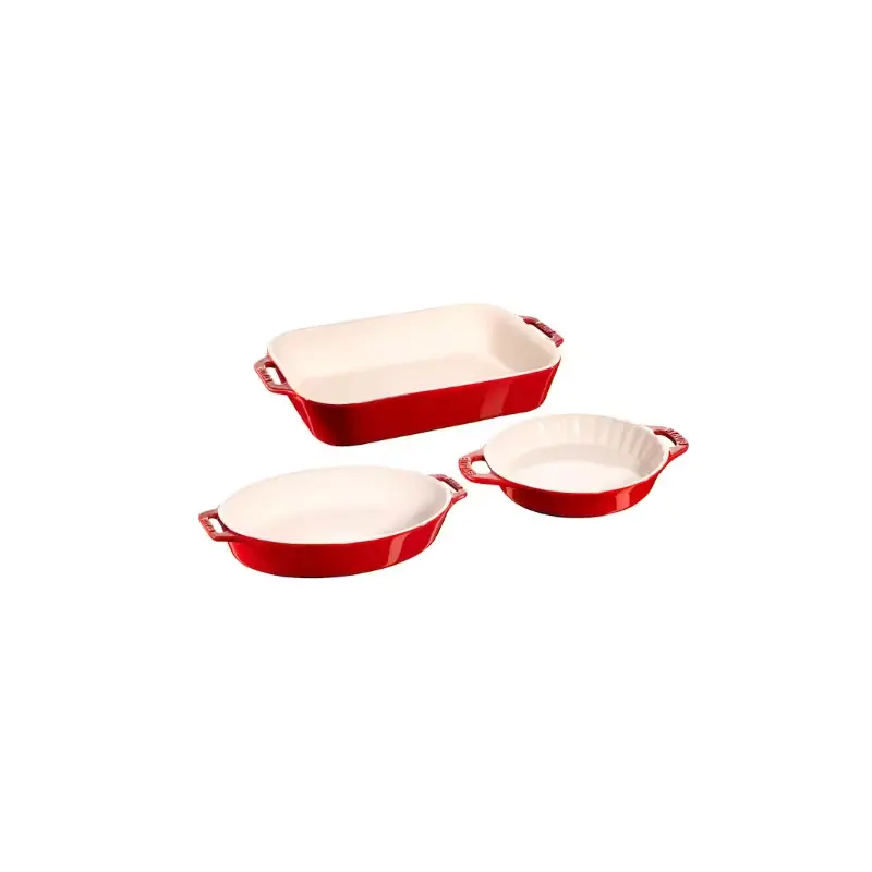 40508-689 Staub 3-Piece Ceramic Baking Set