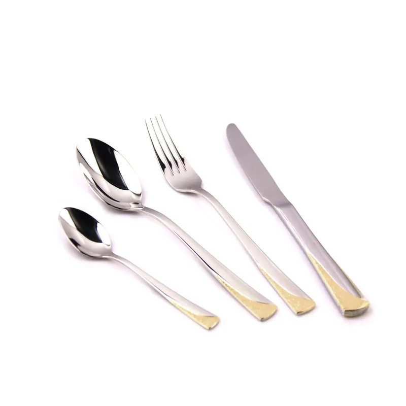 84 pcs flatware set in wooden box; G238