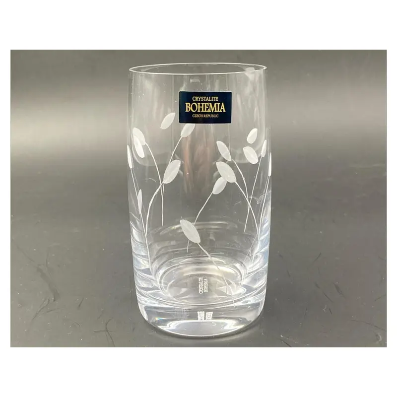 BOHEMIA ENGRAVED PAVO CUP 250 ML X6